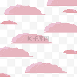 粉色云朵底纹