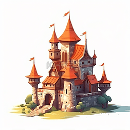 一座很美丽的城堡