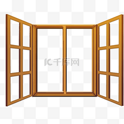 玻璃窗图片_木质玻璃窗