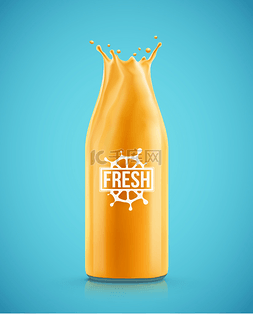 橙汁瓶.