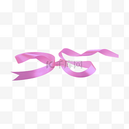 粉色飘带图片_手工粉色包装丝带装饰