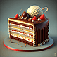 3D甜品甜点小蛋糕