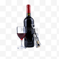 红酒器皿图片_玻璃器皿酒瓶葡萄酒起酒器
