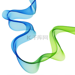 水流动背景图片_抽象矢量背景，彩色流波浪线，用