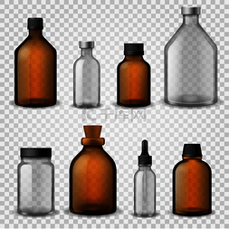 医学模型图片_医用玻璃瓶。 