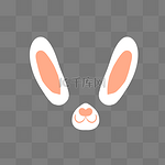 动物兔子耳朵装饰