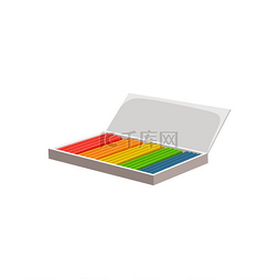 白色橡皮泥图片_塑性色软造型材料隔离学校文具矢