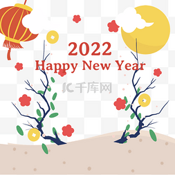 新年韩国图片_韩国新年边框灯笼铜钱