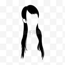 黑色长发女性发型