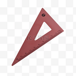 三角尺红色尺寸测量