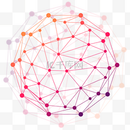 科技波点线条图片_抽象波点科技线条圆