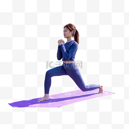 训练垫图片_年轻美女瘦身瑜伽运动