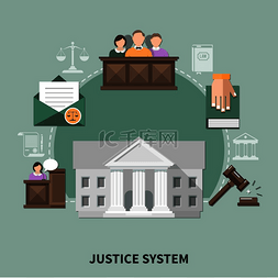 法律立法图片_法律构成与一套平面司法系统相关