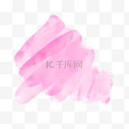 简约风格淡粉色涂鸦水彩笔刷
