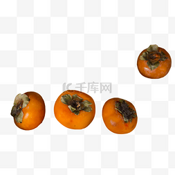 甜柿图片_秋季水果柿子