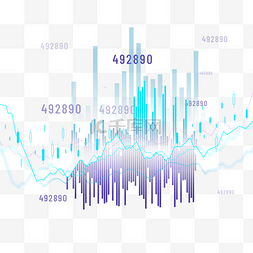 商务科技紫色图片_股票市场走势图分析紫色