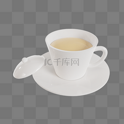 茶饮奶茶图片_C4D立体茶饮