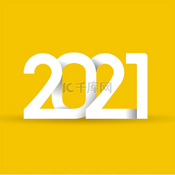 新年快乐插图图片_2020年新年快乐文字设计图案矢量