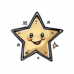 一颗黄色的小星星
