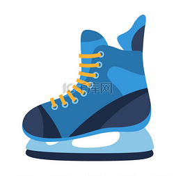 溜冰鞋的插图。