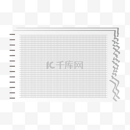 格子纸图片_办公用品草稿纸