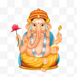 莲蓬莲花图片_Ganesh Chaturthi India Elephan