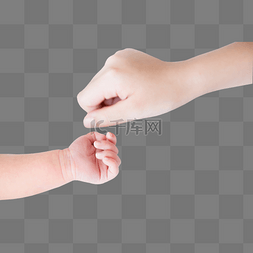 一只手握拳卡通图片_婴儿手手势大手握拳