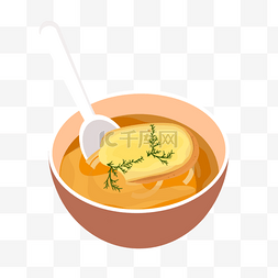 健康汤料图片_法国特色美食经典鲜美洋葱汤