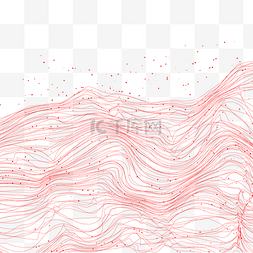 曲线波点科技图片_曲线线条