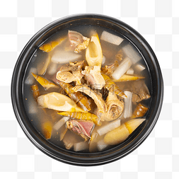 美味腊肉竹笋汤