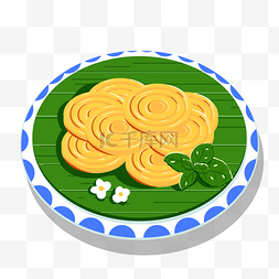 传统泰国甜品榴莲夹心饼