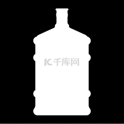 容器的水图片_分配器大瓶白色图标.. 分配器大瓶