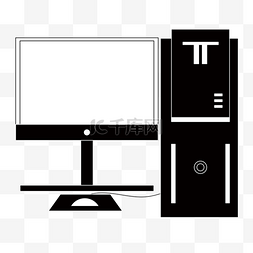 电脑包详情图片_个人黑白电脑剪贴画