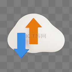 icon下载云图片_3DC4D立体商务云下载