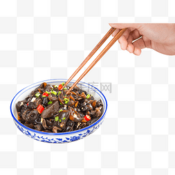 辣椒凉拌木耳筷子