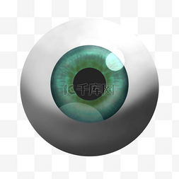 绿眼球图片_3d人眼球绿松石色
