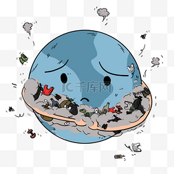 废气环保图片_地球污染环保
