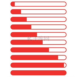 红色加图片_符号加载红色不同百分比加载红色