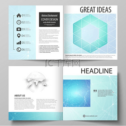 报告世界图片_方形设计双折小册子、传单的业务