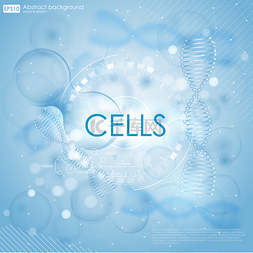 医学细胞图片_与 Dna 和细胞的医学背景