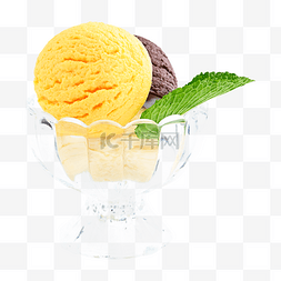 冰淇淋球形美食