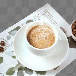 冲泡的咖啡图片_秋季温暖咖啡饮品