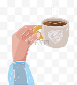 下午茶咖啡杯图片_人物手拿茶杯泡茶
