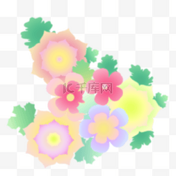 春天春日弥散花朵春花烂漫