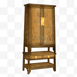 衣柜中式图片_中式古风传统家具衣柜