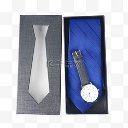 父亲节礼物领带图片_父亲节礼物手表和领带