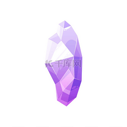 半宝石图片_焦糖或大理石紫色或紫色宝石孤立