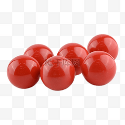 立体球体红色图片_爱好斯诺克台球运动