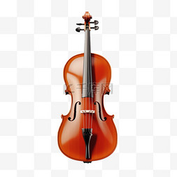 大提琴图片_手绘插画风免抠元素大提琴