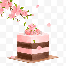 樱花蛋糕美味糕点零食